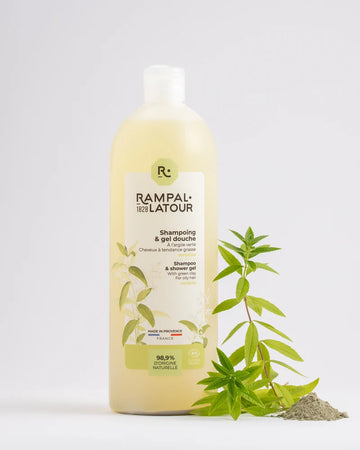 Shampoing douche argile verveine BIO 1L