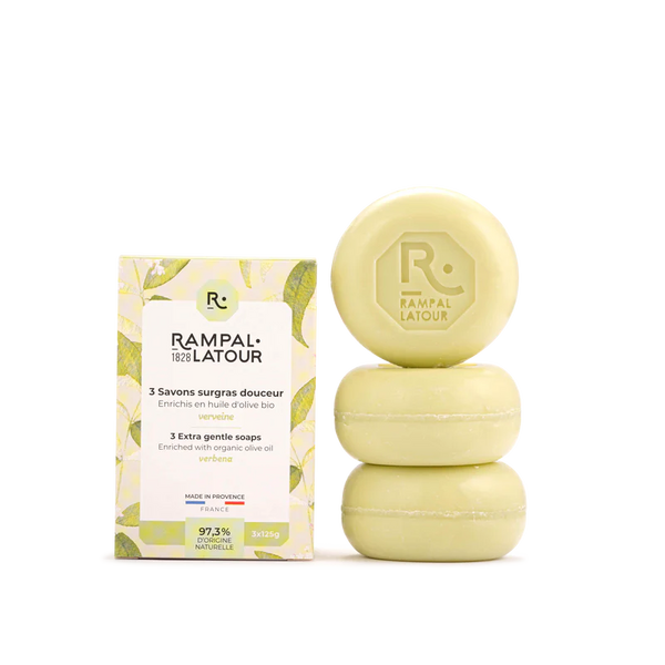 Lot de 3 Savonnettes Verveine & Olive