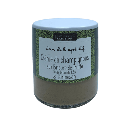 Crème de champignons aux brisures de truffe & parmesan